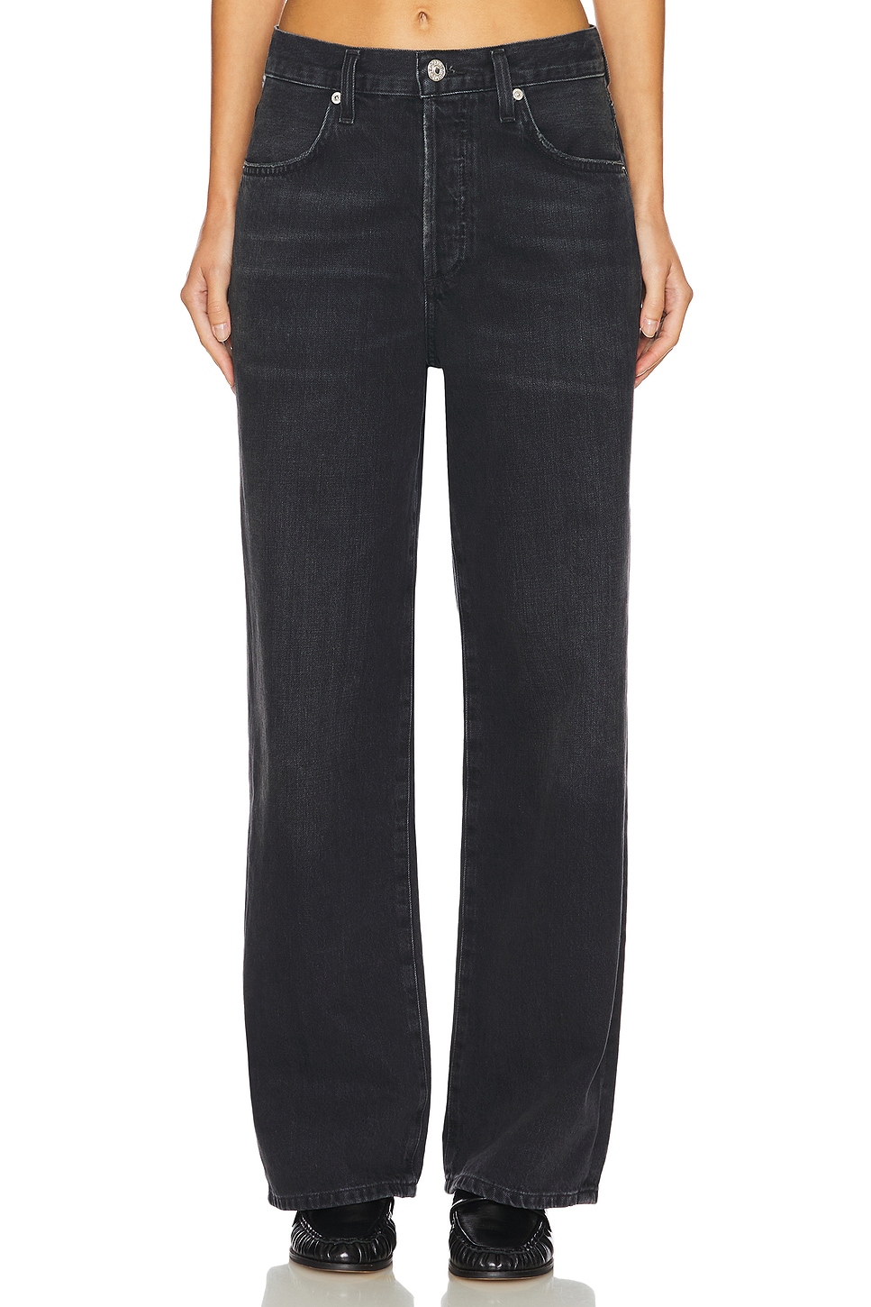 Annina Petite Wide Leg Jeans - Thumbnail 1