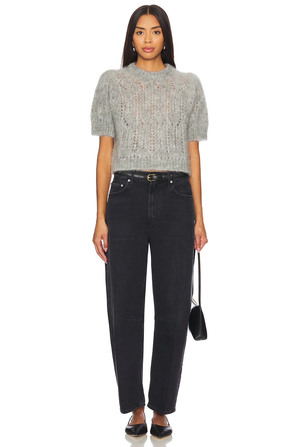 Miro Relaxed Wide Leg Jeans - Thumbnail 5