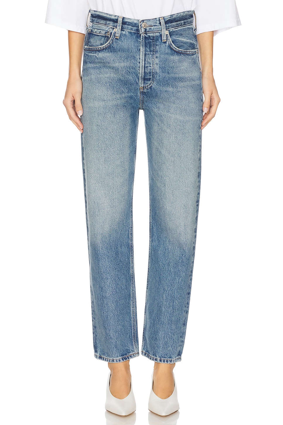 【Citizens of Humanity】 Blaine high-riseストレートジーンズ CITIZENS OF HUMANITY Blaine high-rise straight-leg jeans