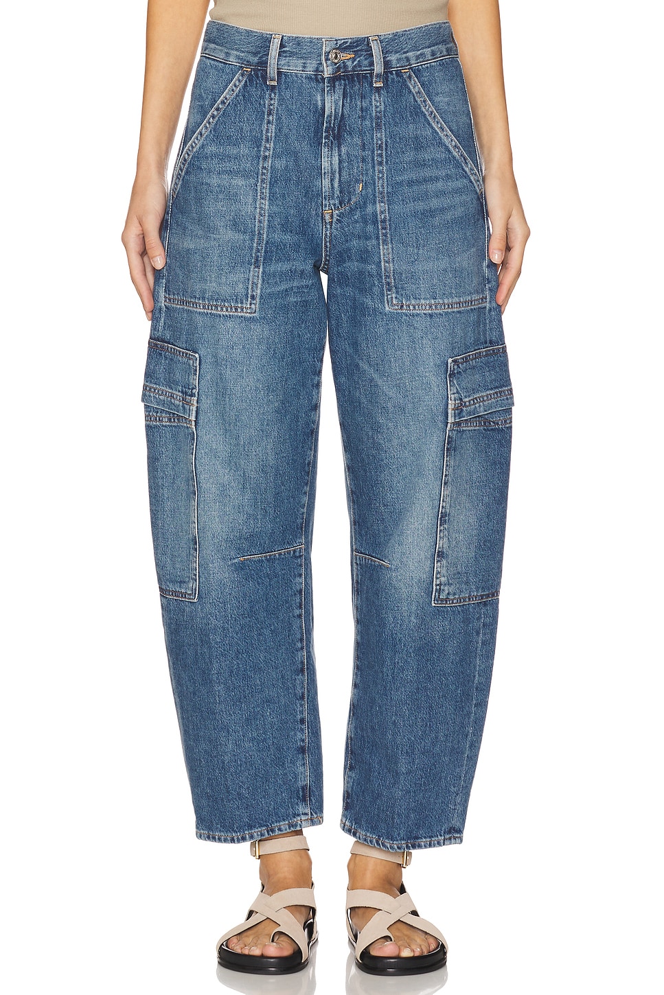 Marcelle Cargo Jeans - Thumbnail 1