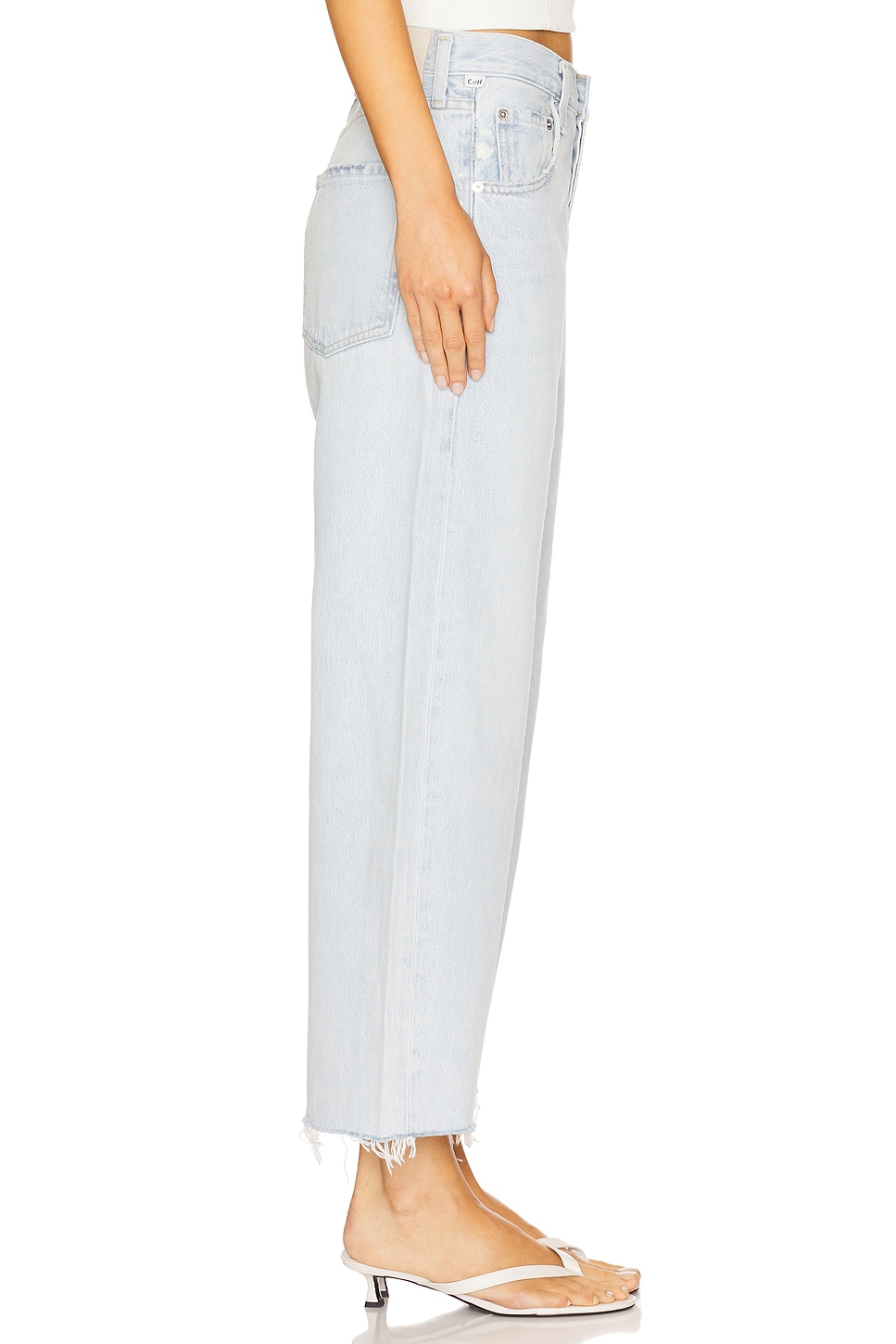 Ayla Crop Wide Leg Jeans - Thumbnail 3