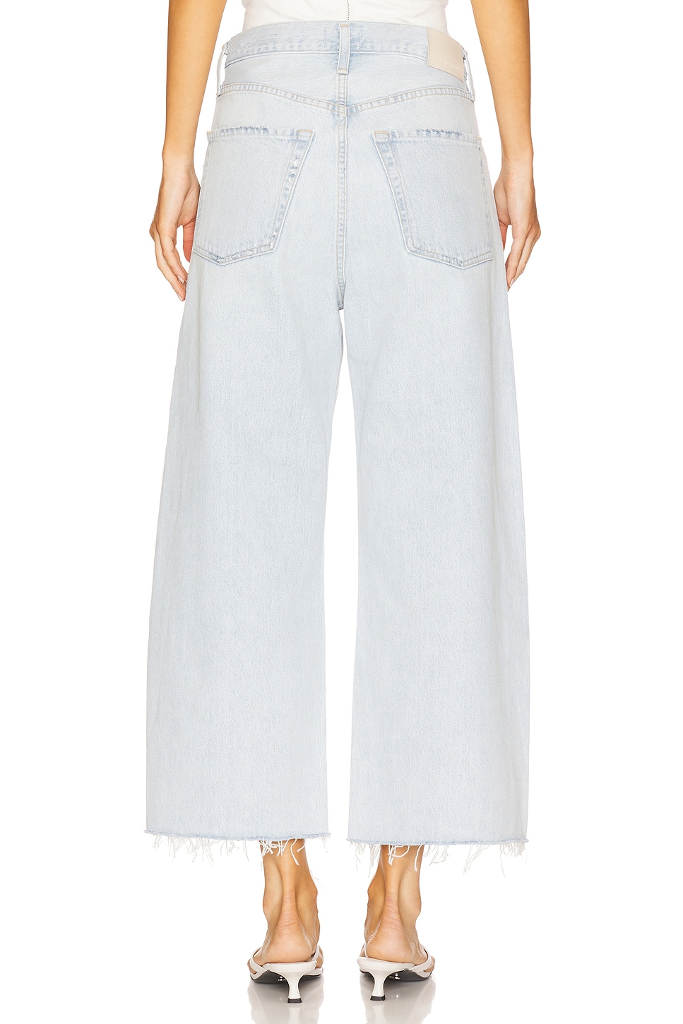 Ayla Crop Wide Leg Jeans - Thumbnail 4