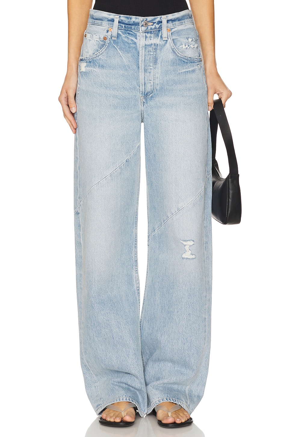 Ayla Swirl Baggy Jeans - Thumbnail 1