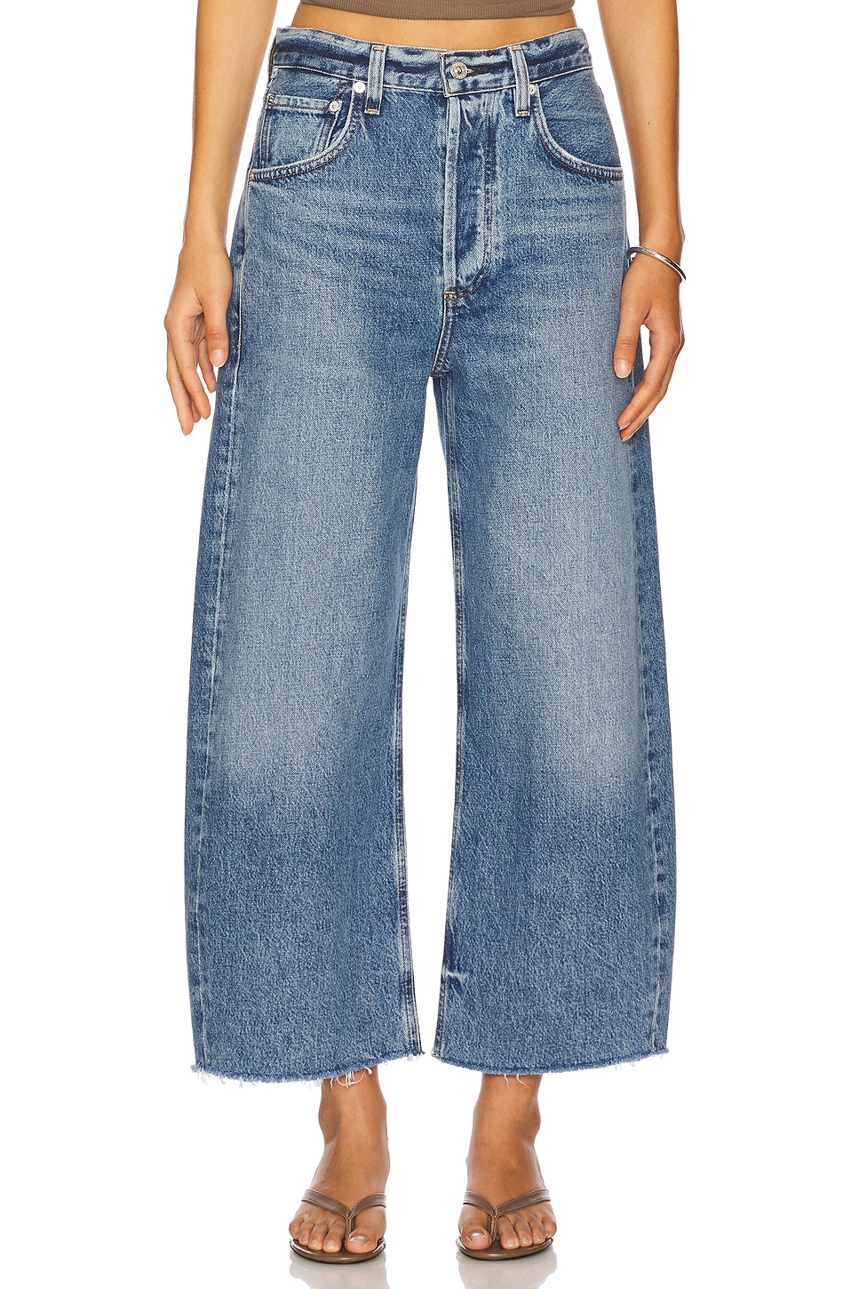 Ayla Undone Hem Crop