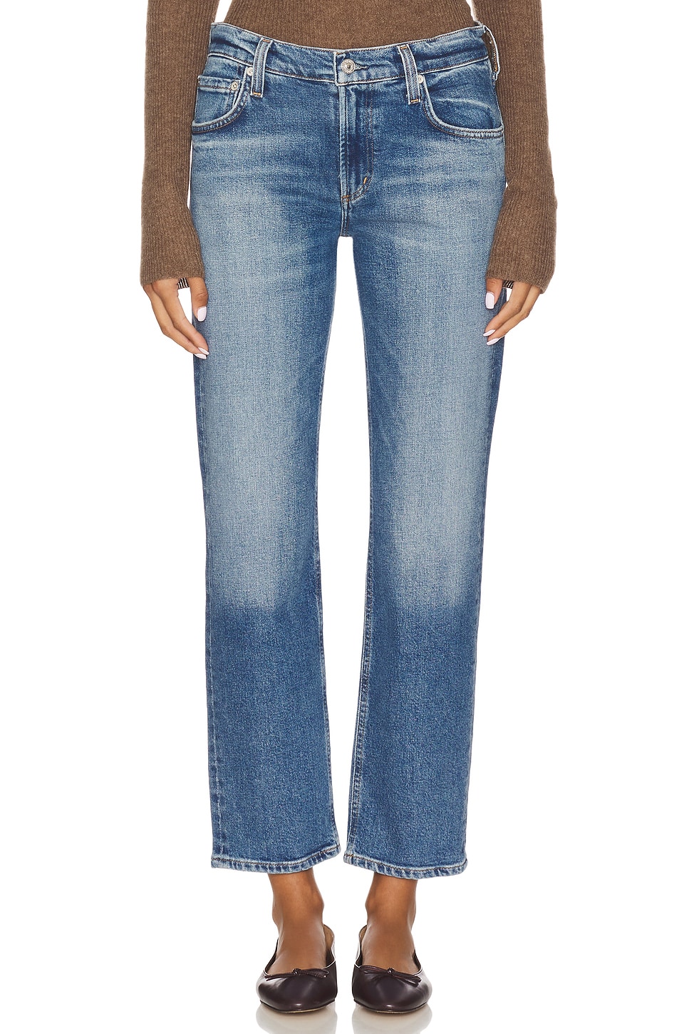 Anissa Low Rise Straight Jeans - thumbnail 2