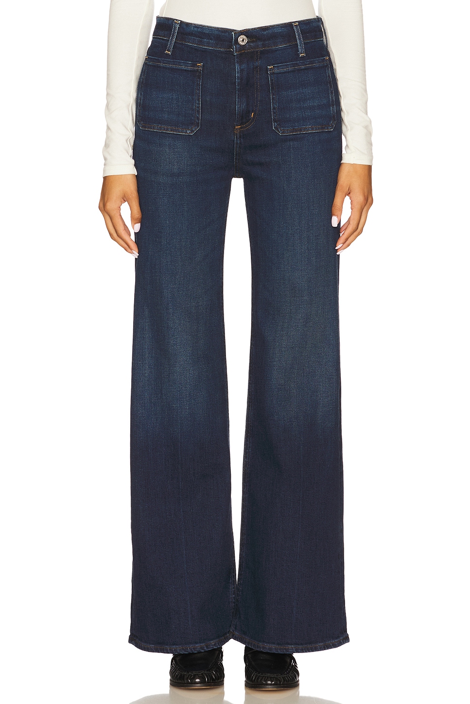 Kimberly Patch Pocket Flare Jeans