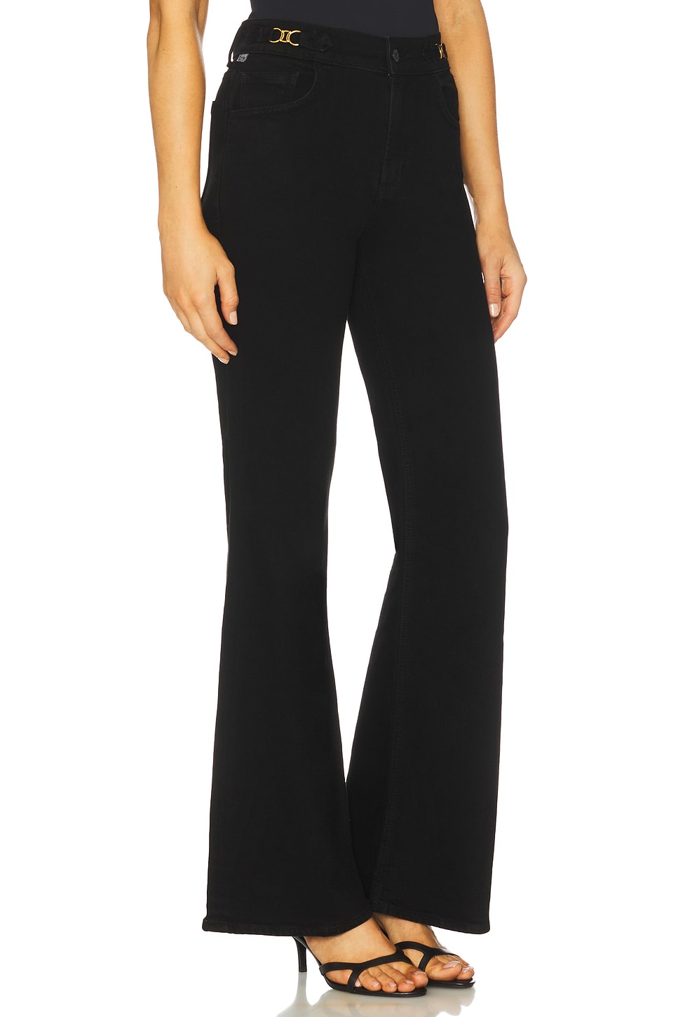Kimberly Flare With Horsebit Jeans - thumbnail 3