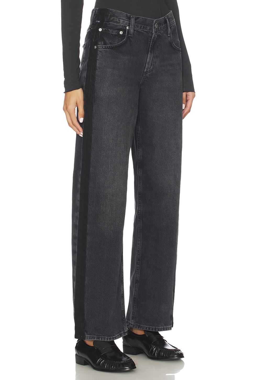 Citizens of Humanity Lindz Low Rise Easy Straight With Tuxedo