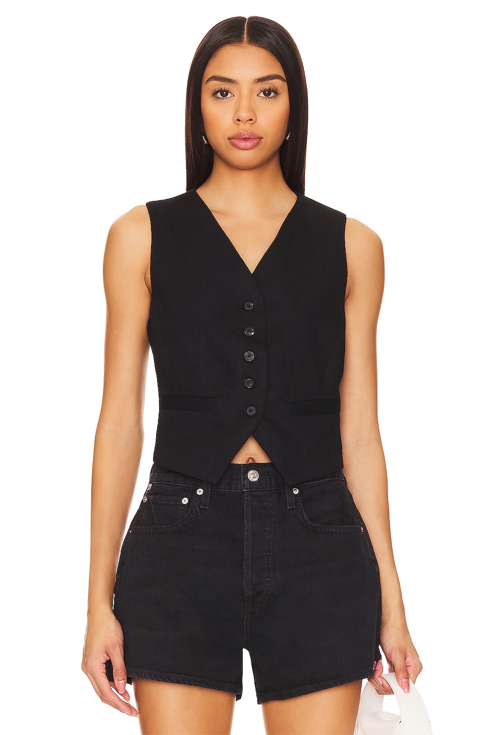 Citizens of Humanity 2024 Black Vest Top