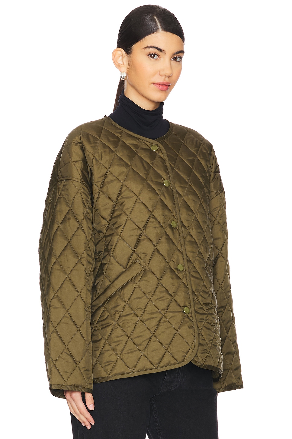 Huntleigh Quilted Coat - Thumbnail 3