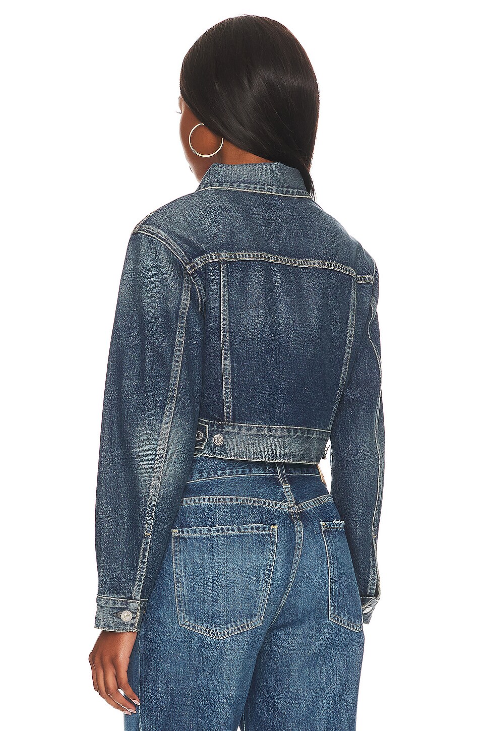 Citizens of Humanity Cybil Crop Denim Jacket in Fabian | REVOLVE