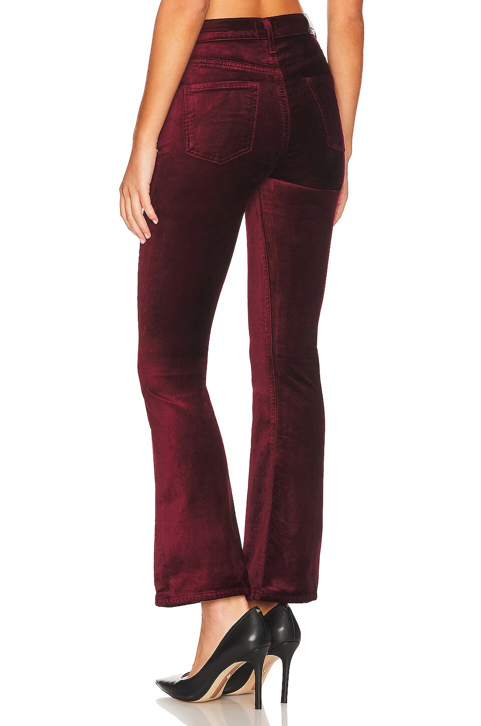 Bootcut Velvet Raspberry Citizens of Humanity Lilah High Rise Bootcut Velvet in Lava | REVOLVE