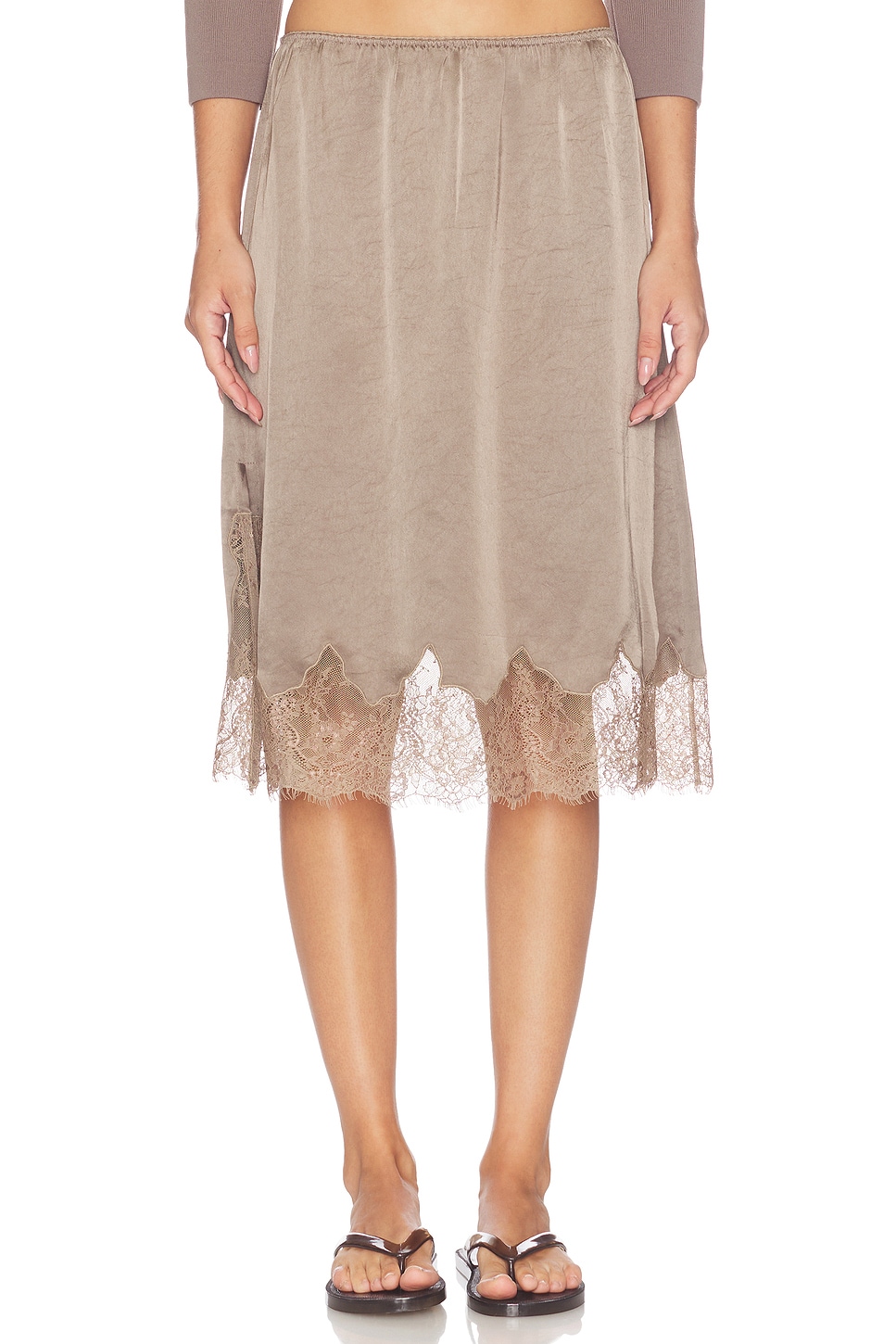 Lace Trimmed Skirt - thumbnail 9