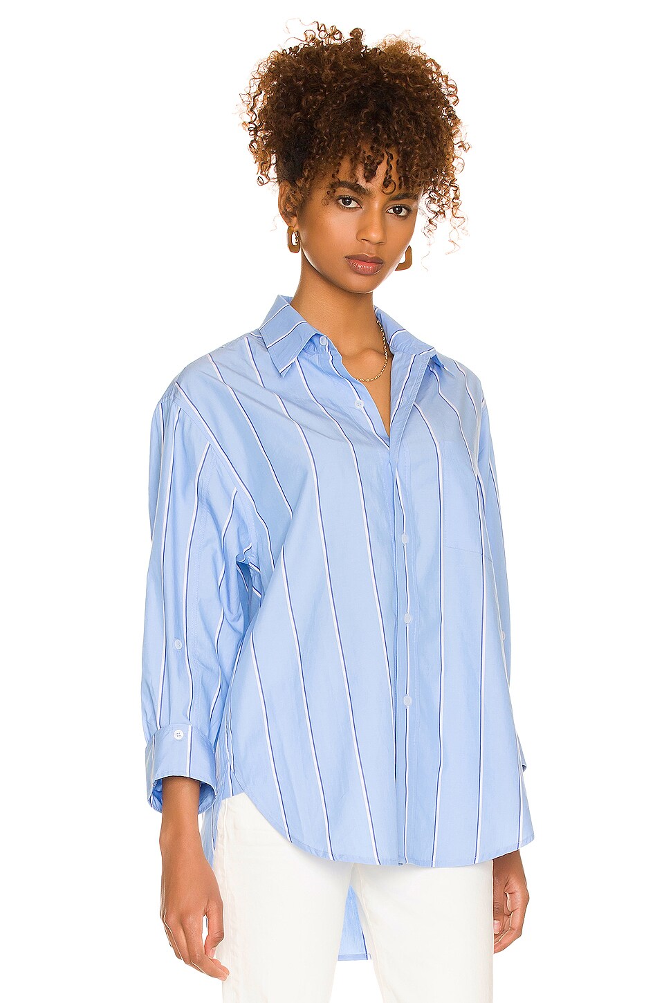 Citizens of Humanity Kayla Shirt in Canyon Stripe
