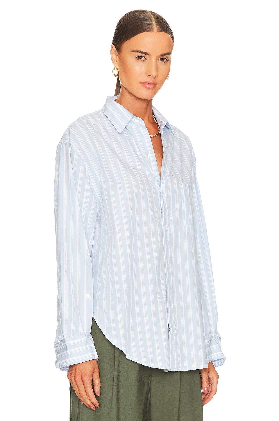 Citizens of Humanity Kayla Shirt in Martino Stripe