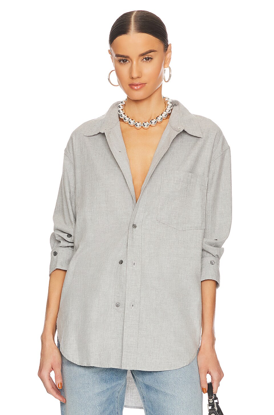 Citizens of Humanity Kayla Shirt in Whisper Grey