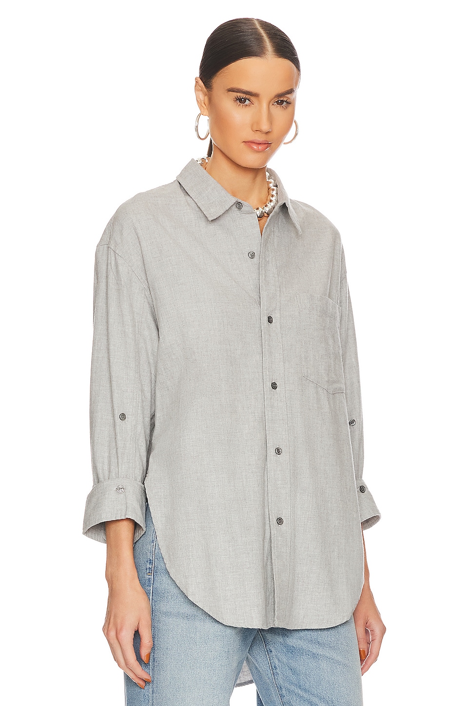 Citizens of Humanity Kayla Shirt in Whisper Grey
