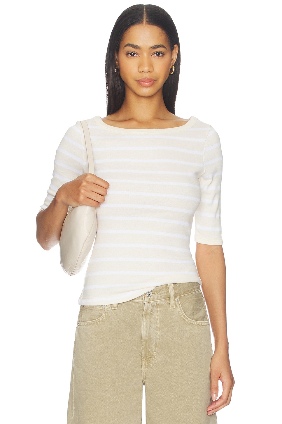 Boatneck Slim Tee - thumbnail 2