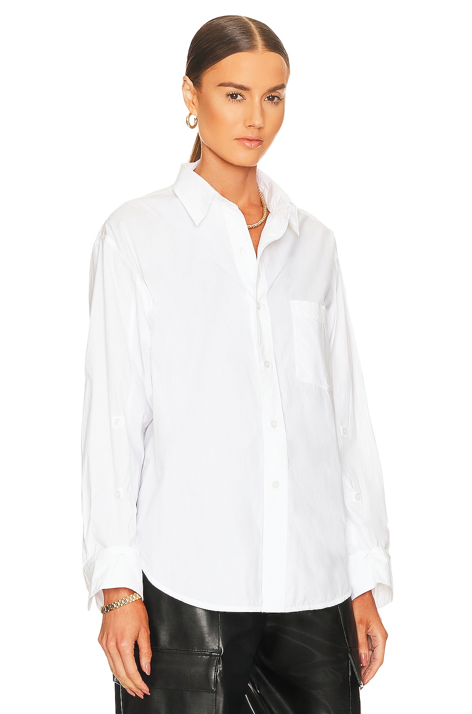 Citizens of Humanity Kayla Shirt in Optic White | REVOLVE