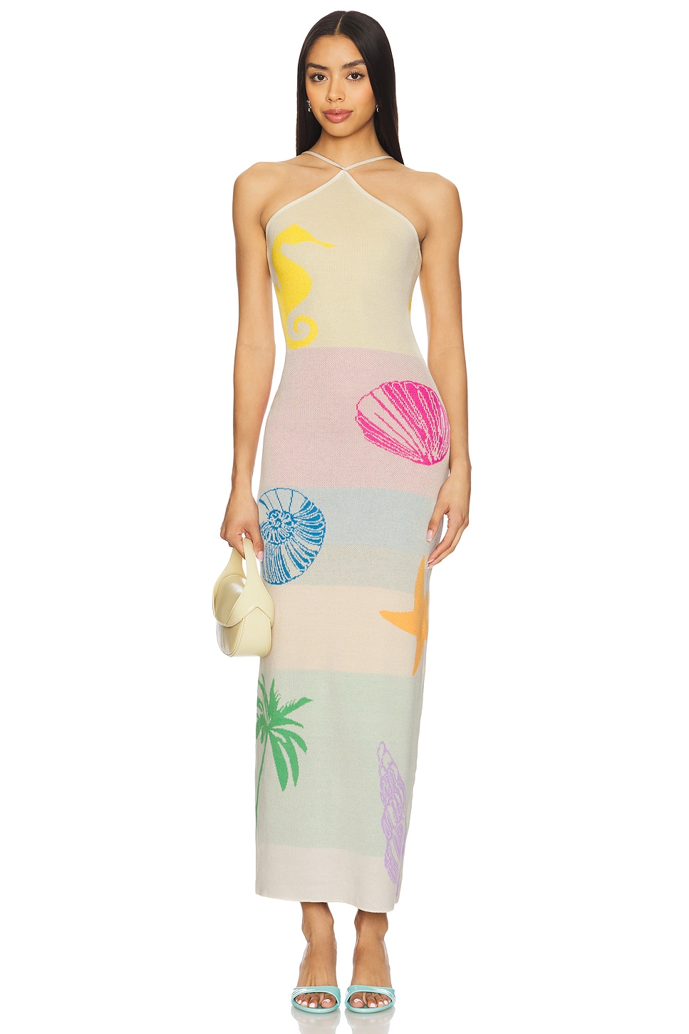 capittana barbra halter midi dress Capittana Barbra Halter Midi Dress