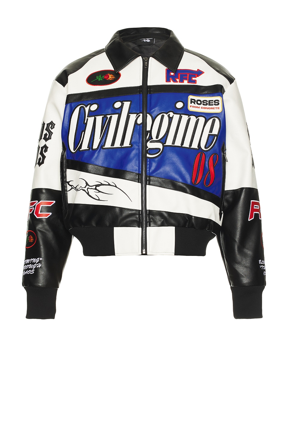 Full Throttle Leather Racing Jacket