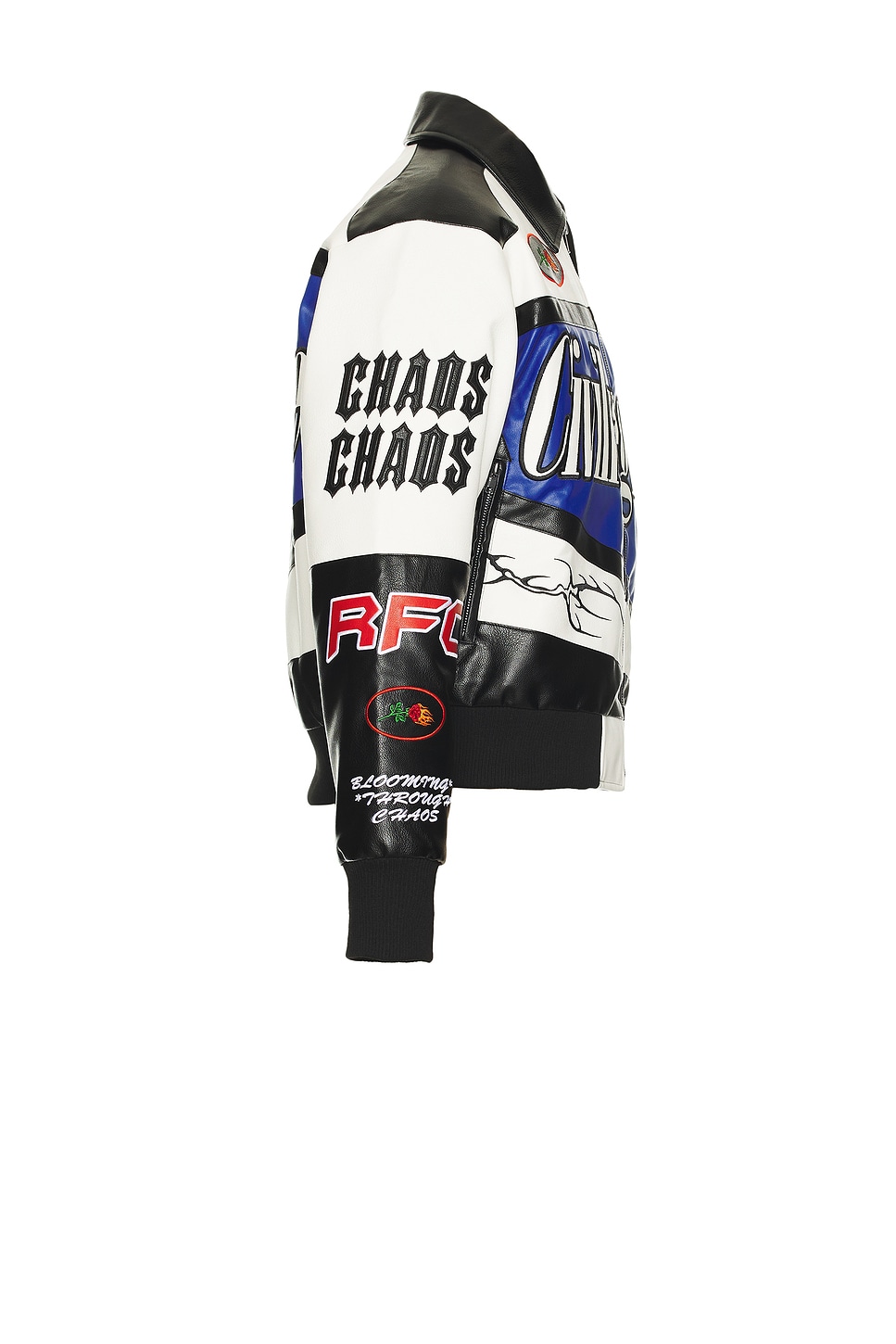 Full Throttle Leather Racing Jacket - Thumbnail 3