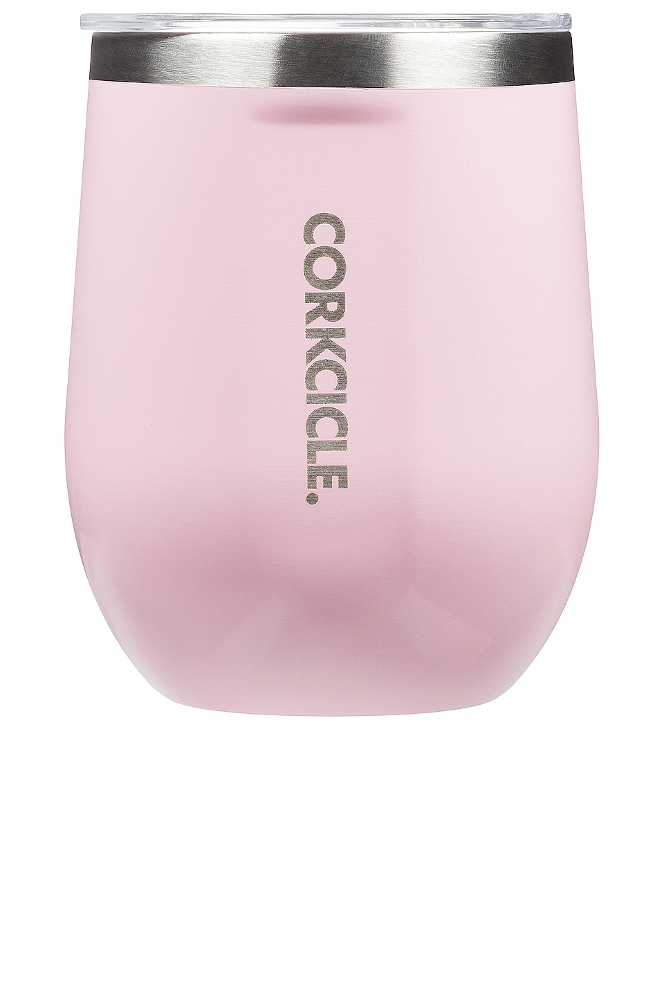 Corkcicle 12 oz Stemless-Rose Quartz