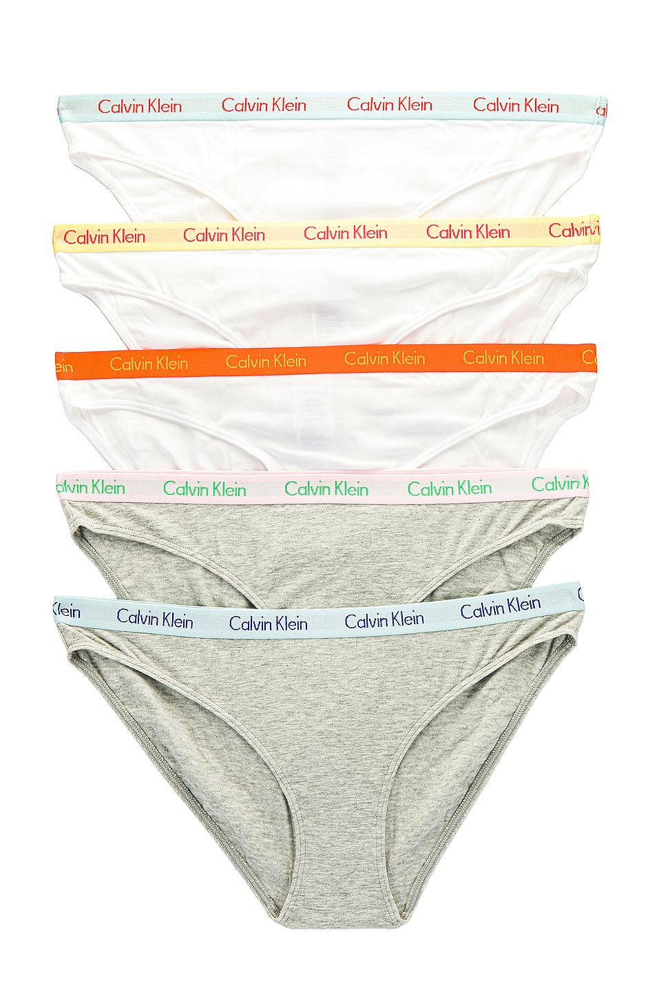 Calvin Klein Underwear Carousel 5 Pack Bikini in Multi | REVOLVE