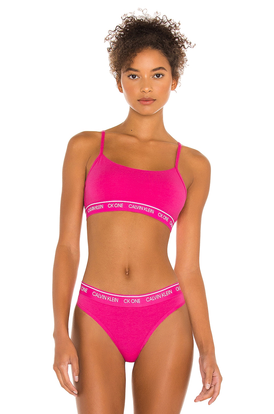 Calvin Klein Underwear Unlined Bralette in Party Pink | REVOLVE