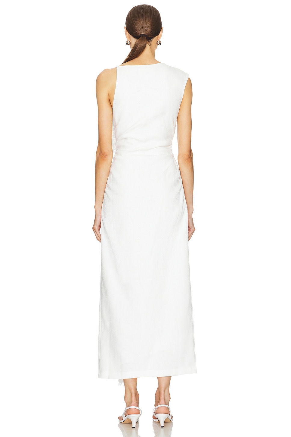 Clea Elijah Fringe Dress in Off White | REVOLVE