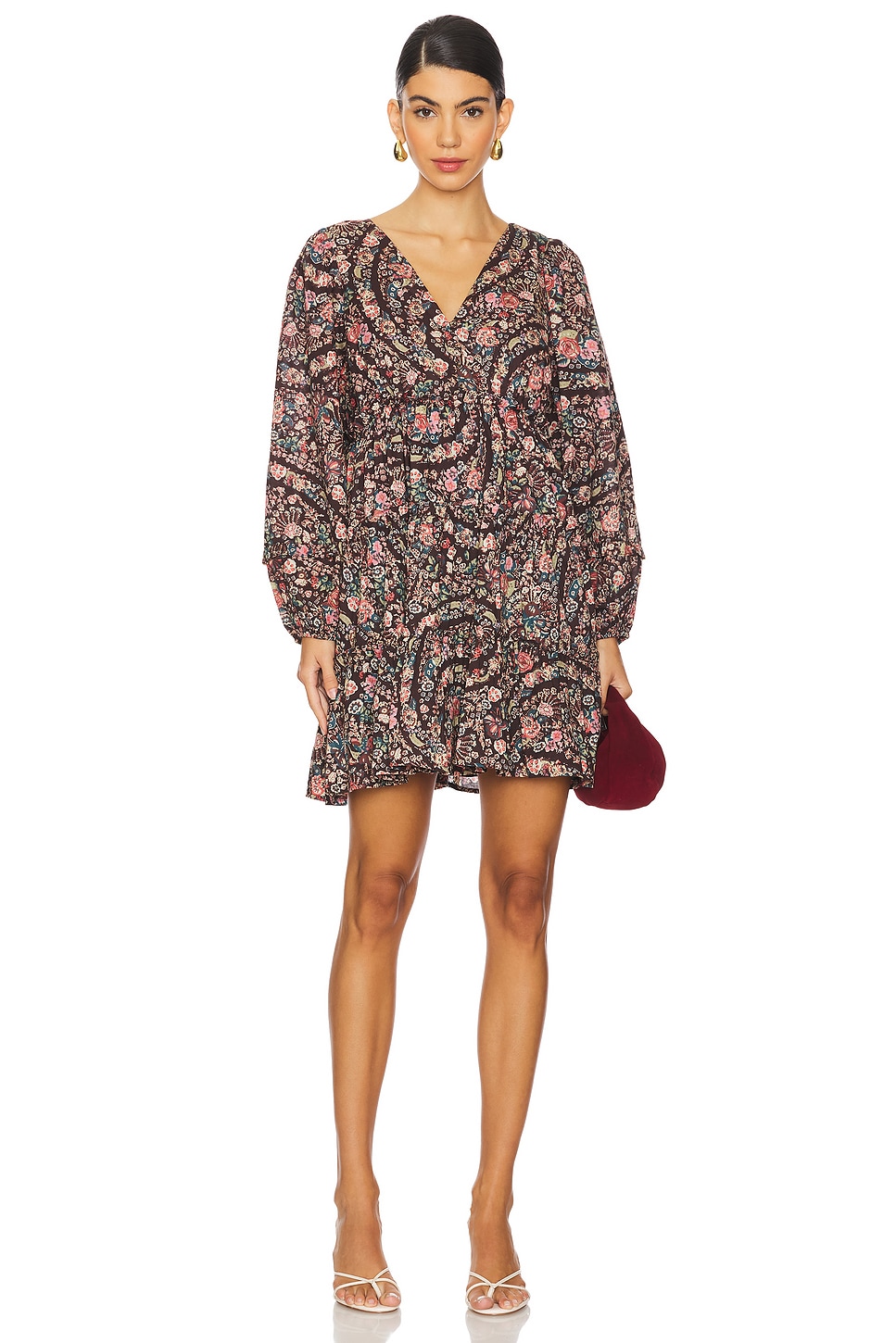 knee length dresses for ladies For Love & Lemons Francesca Mini Dress main image 0