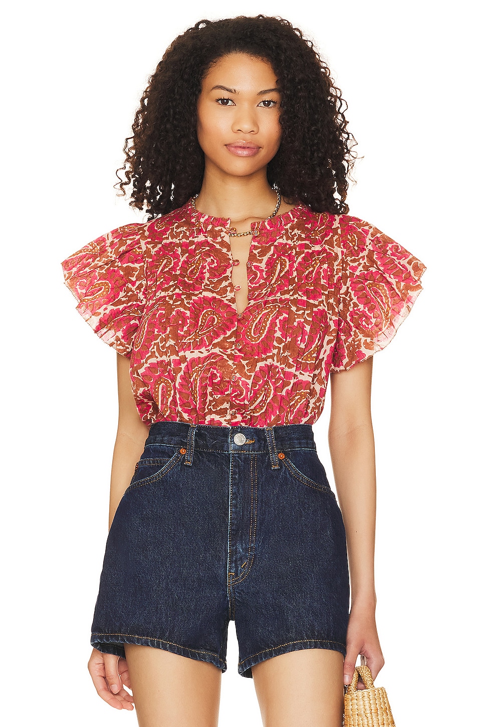 Cleobella Maisie Blouse - Luna Flora main image 1