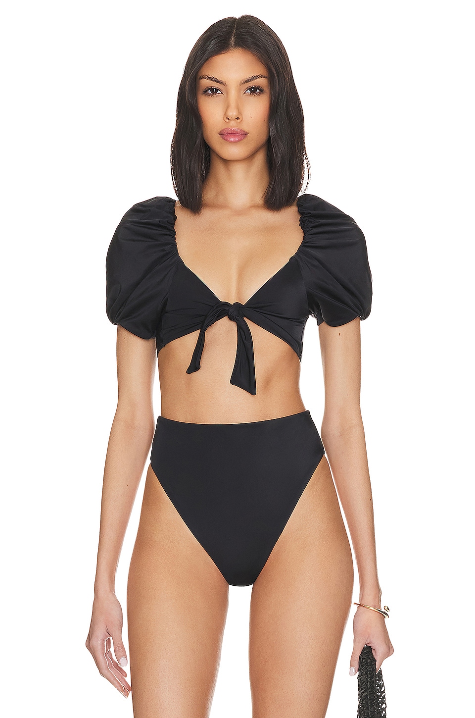 Cleobella Maude Bikini Top in Black