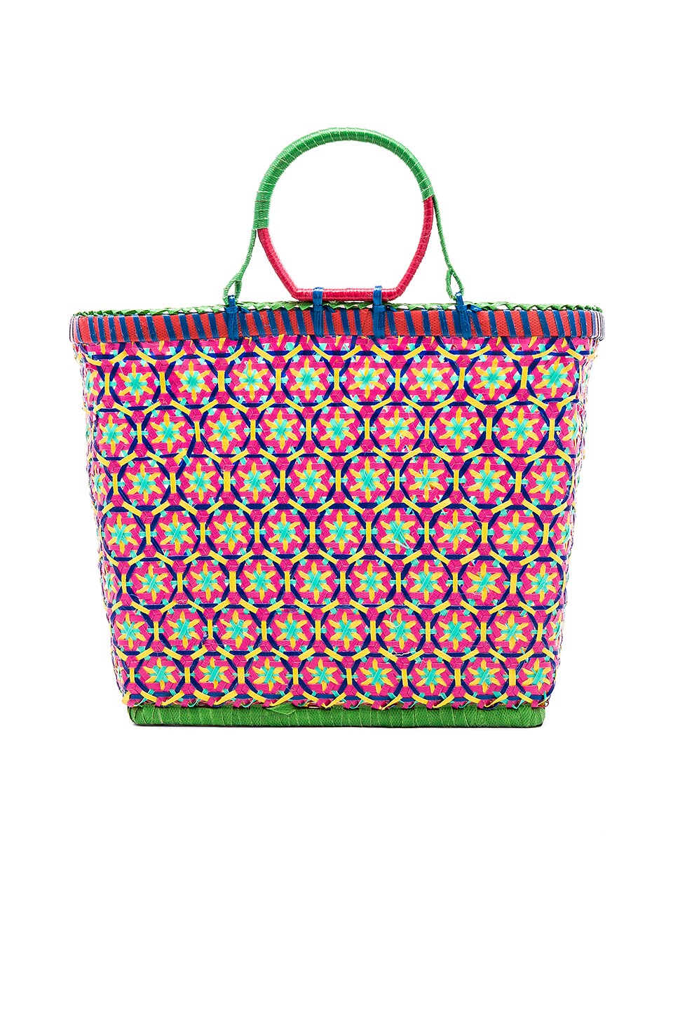 Cleobella Binny Tote in Neon Pink