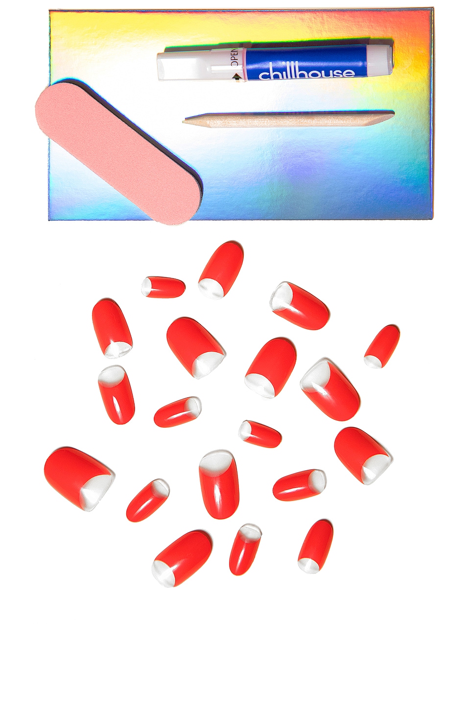 90's Supermodel Chill Tips Press-on Nails - thumbnail 3