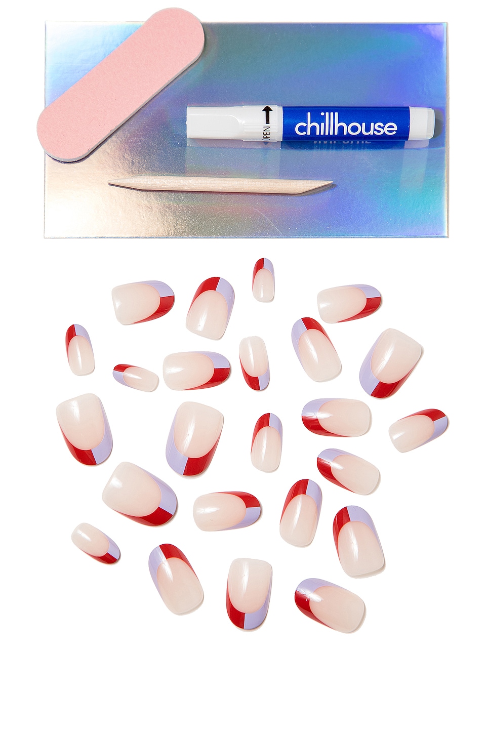 Chillhouse Chill Tips Press-on Nails in Split The Bill