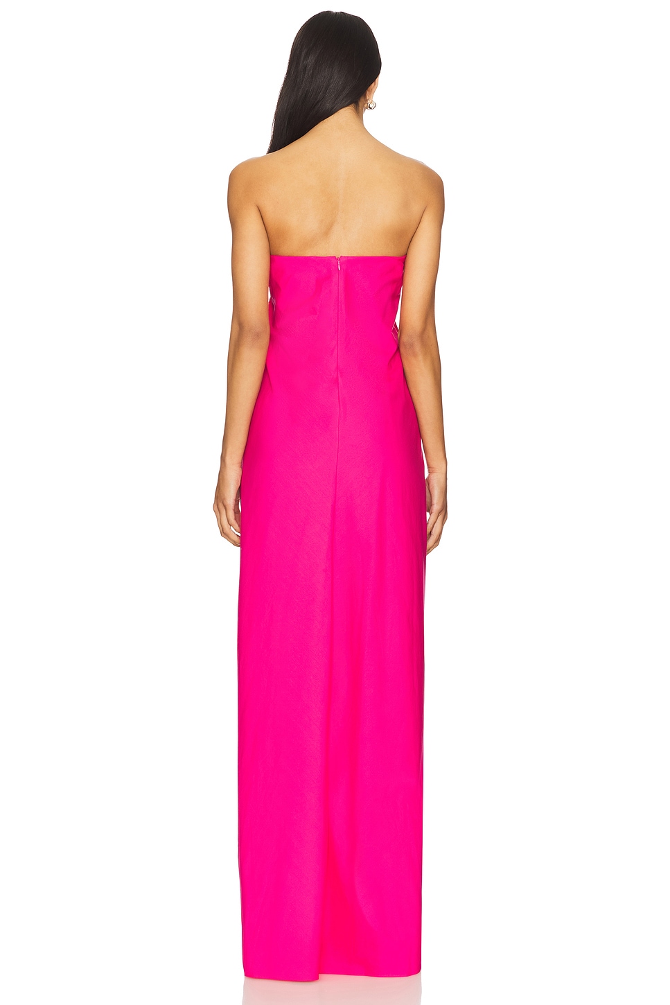 CAROLINE CONSTAS Kaia Dress in Pink Peacock | REVOLVE