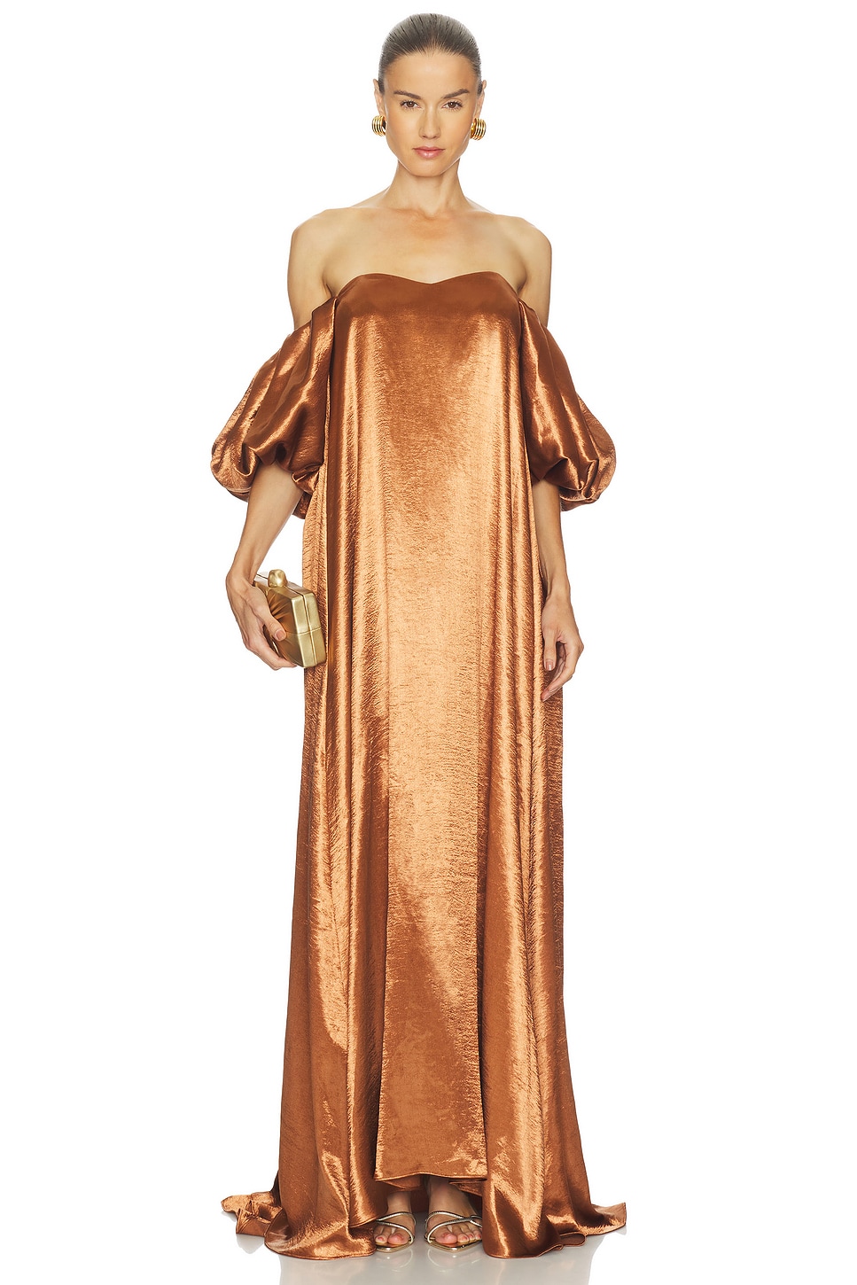 green emerald velvet dress PALMER GOWN