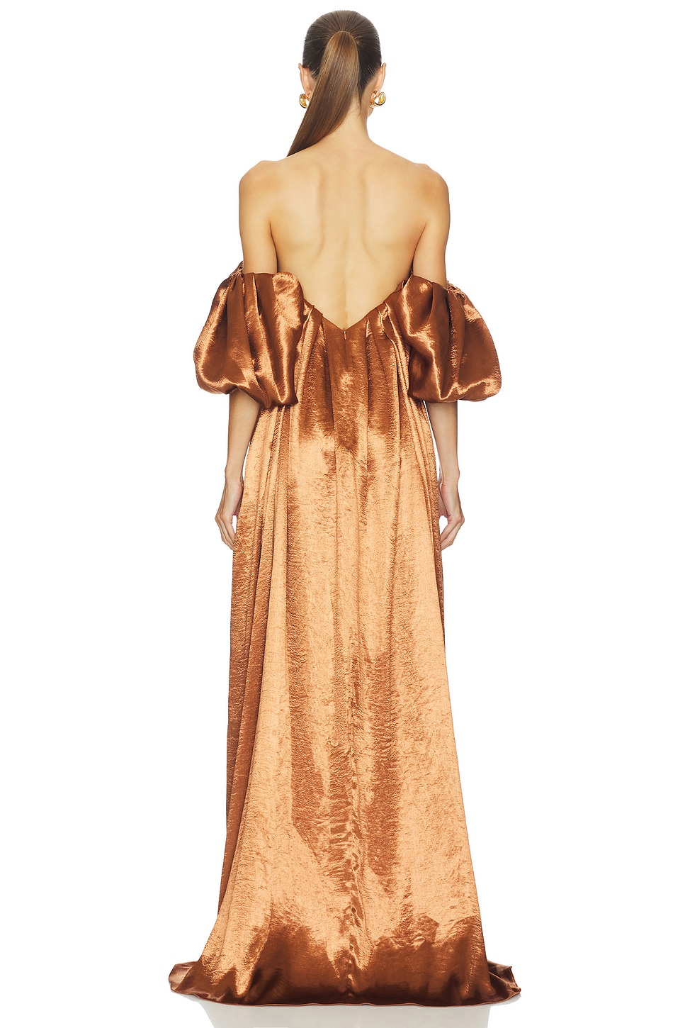 slim fit dress slacks Caroline Constas} Corinthia Gown Dress  Riche Hippie