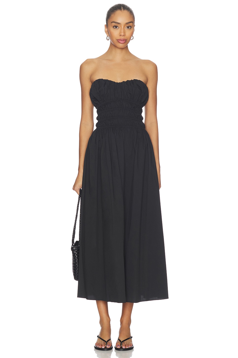CAROLINE CONSTAS Ivette Dress in Black | REVOLVE