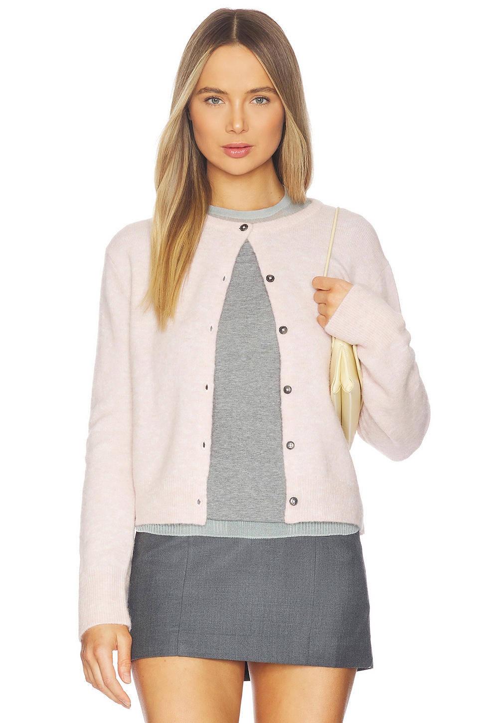 Closed Crew Neck Cardigan