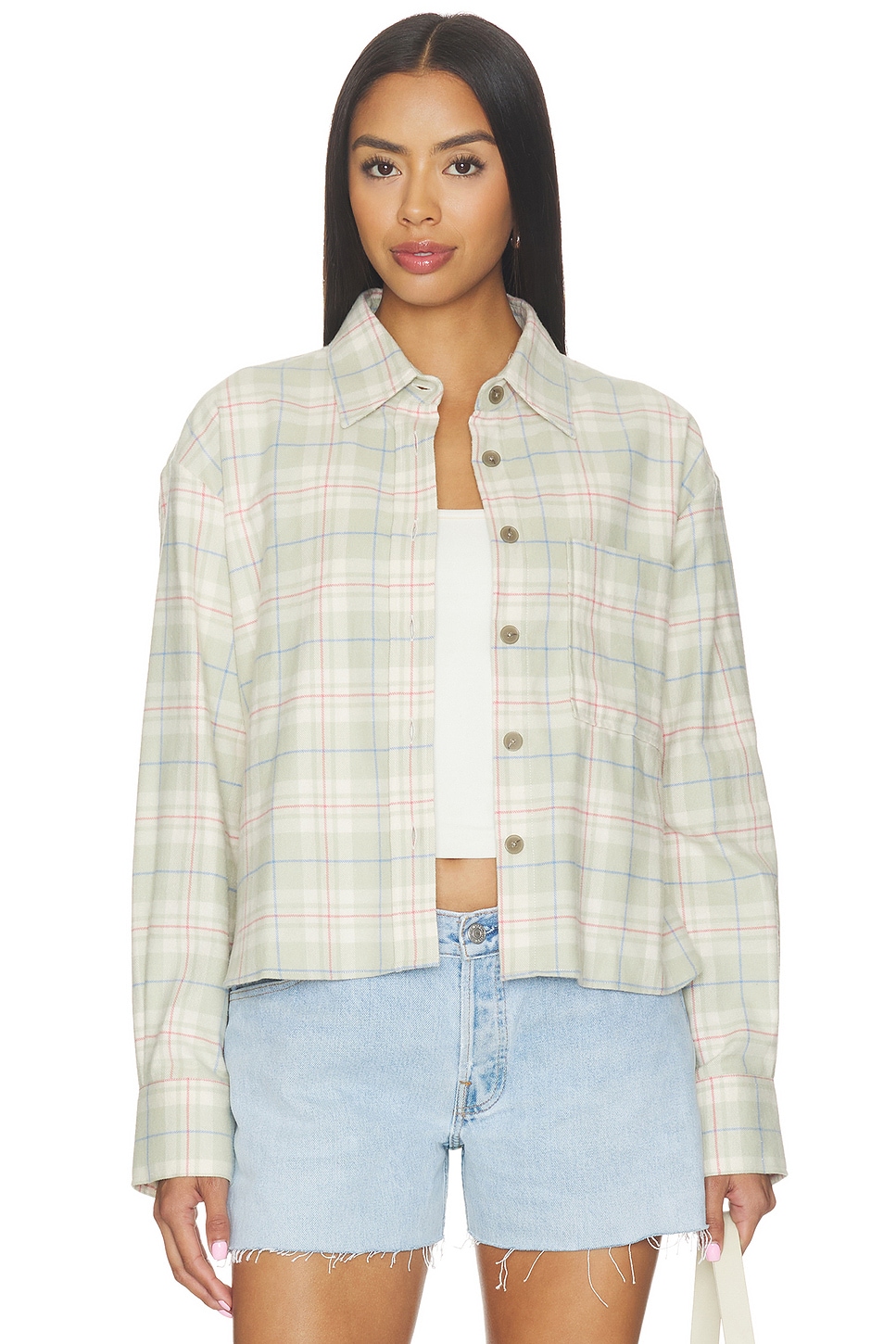 Cropped Oversized Shirt