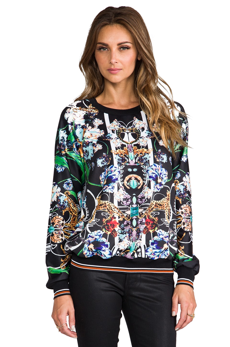 Clover Canyon Gold Panther Sweatshirt en Multi