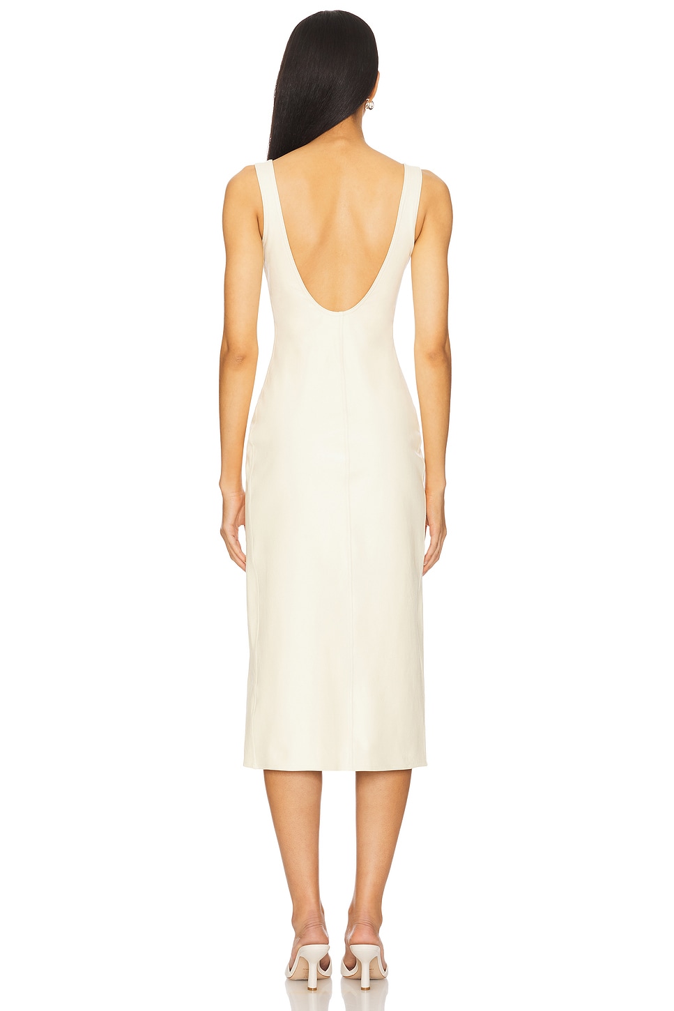 Faux Leather Tank Dress