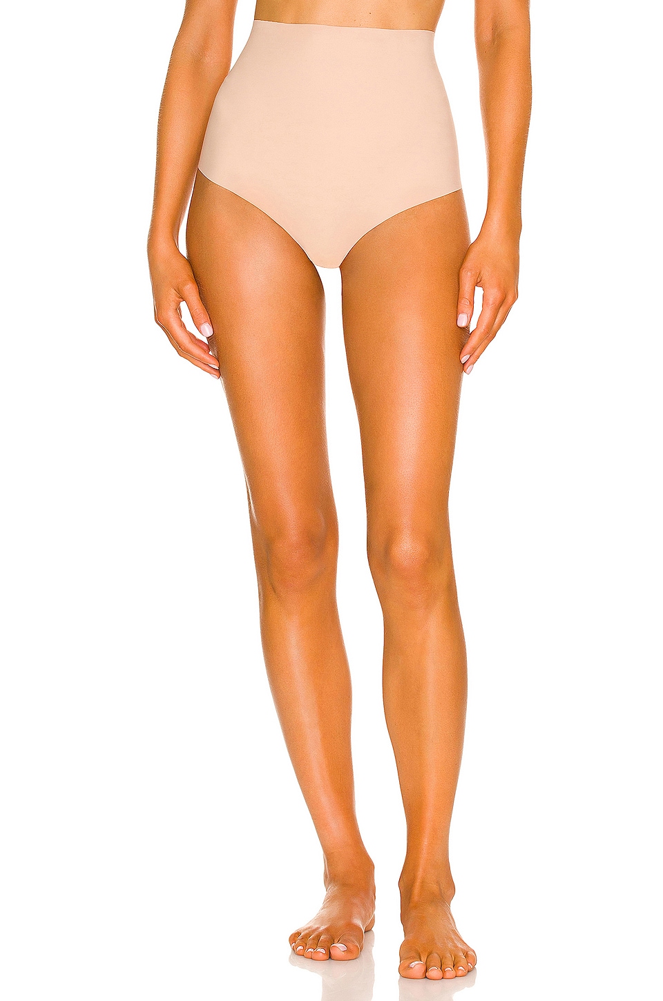 CORE CONTROL HIGH-WAISTED THONG | SAND