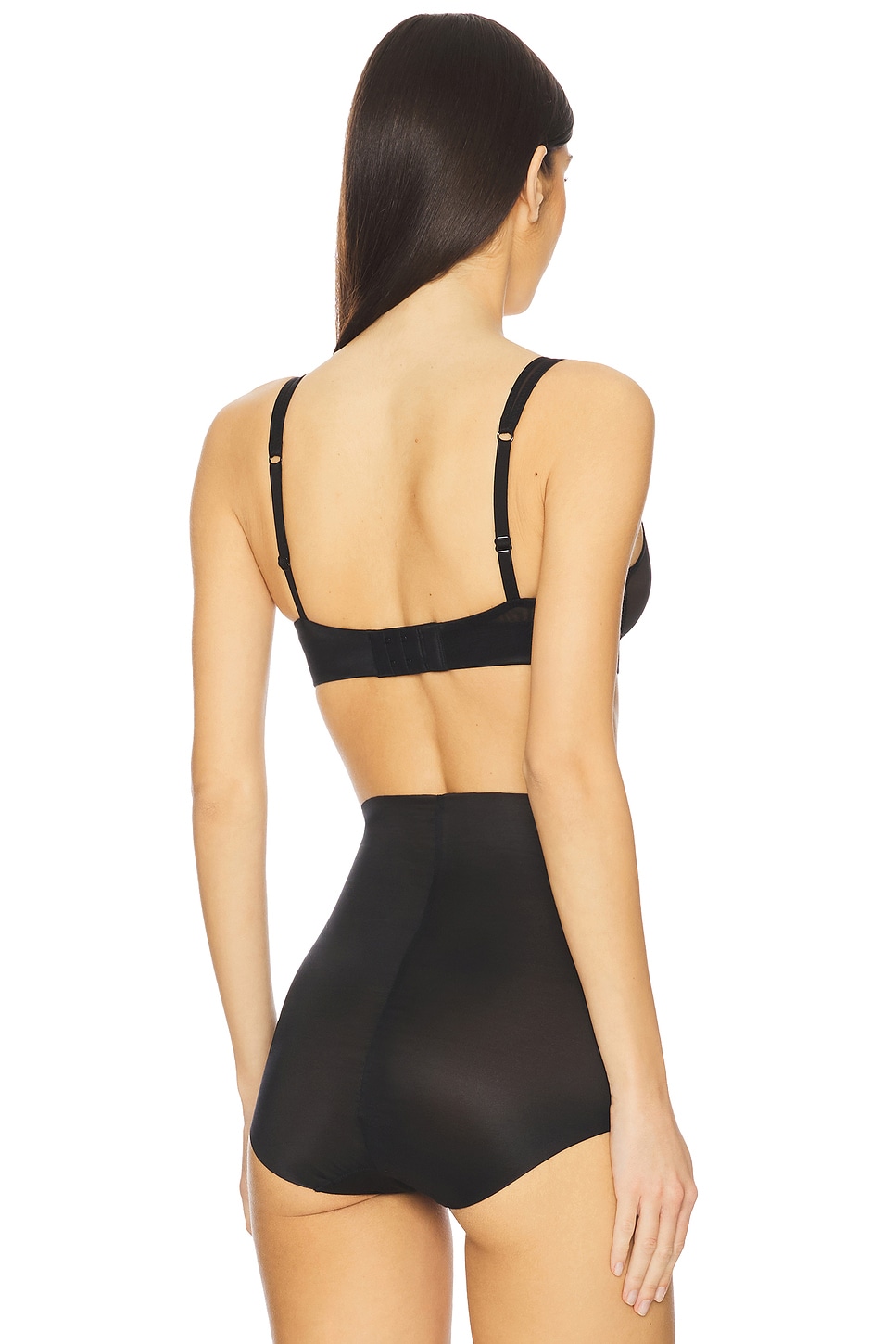 Chic Mesh Plunge Underwire Bra - Thumbnail 3