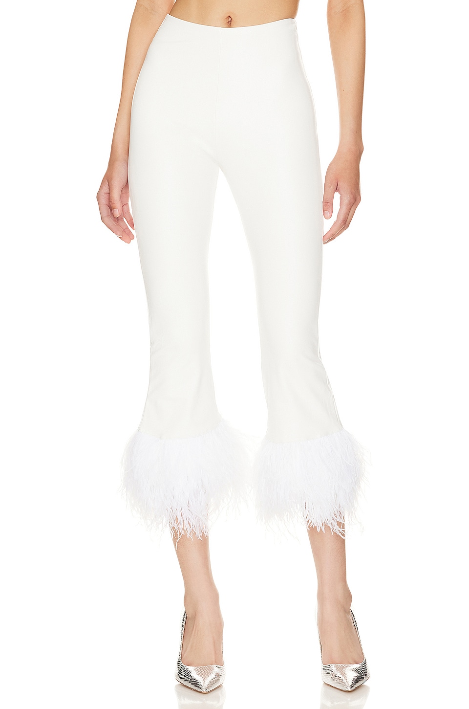 Commando Faux Leather Feather Legging in White REVOLVE