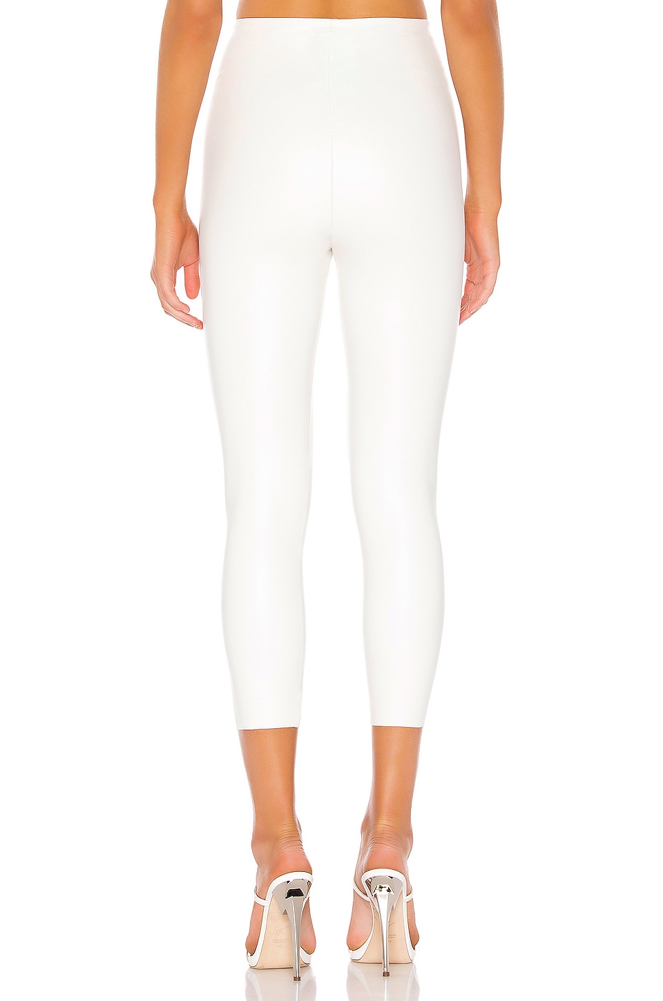 commando white patent leggings