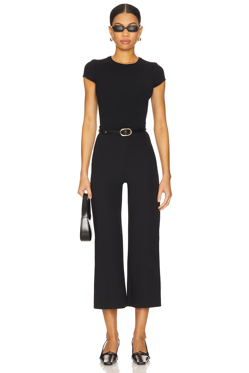 (取寄) コマンドー レディース バター ラグゼ キャップ スリーブ ボディスーツ Commando women Butter Luxe Cap Sleeve Bodysuit Black Women's Commando Butter Luxe Cap Sleeve Bodysuit | Zappos.com