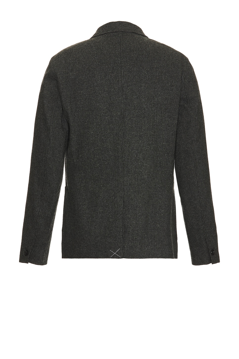 Wool Houndstooth Blazer - Thumbnail 2